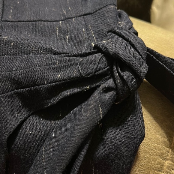 COPY - Rebecca Taylor midnight navy faux wrap dress - Picture 11 of 15